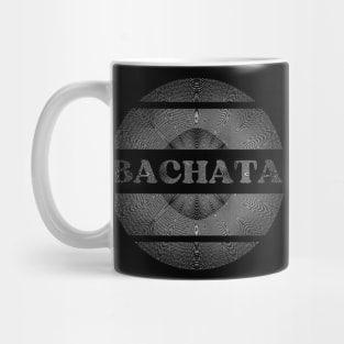 Bachata explosion in black and white. Mug